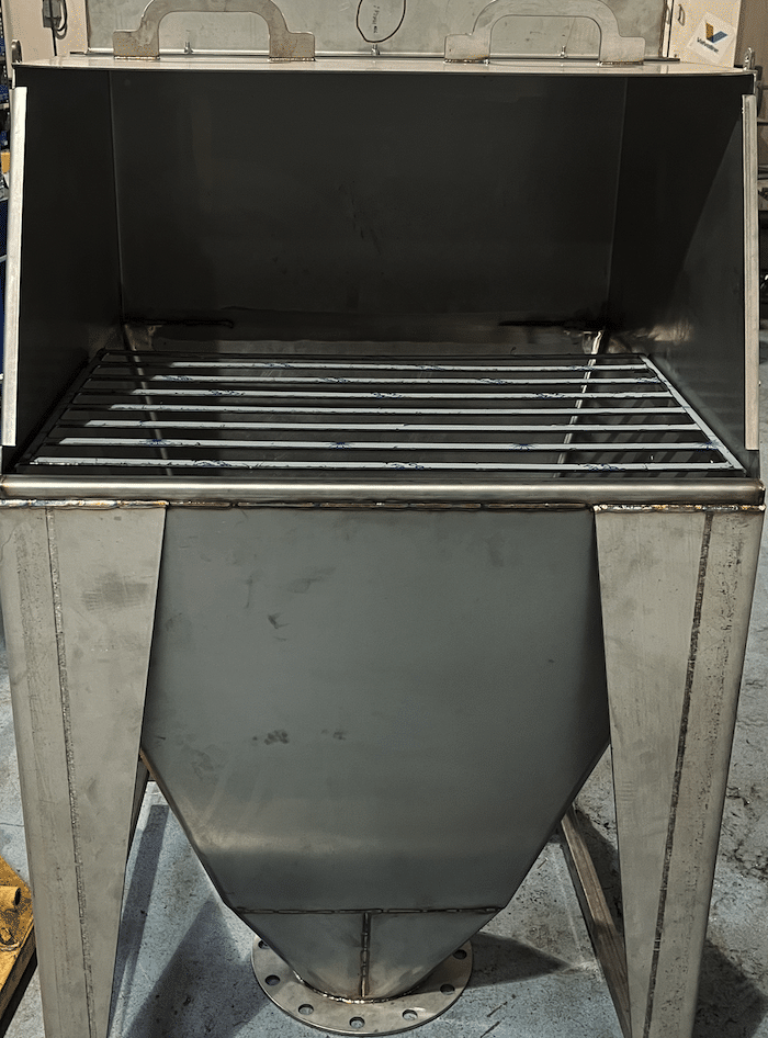 Bag Break Stations 6 custom bag dump station example 2